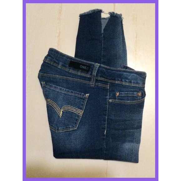 Cropped Skinny Jeans, sz 0 - Picture 1 of 5